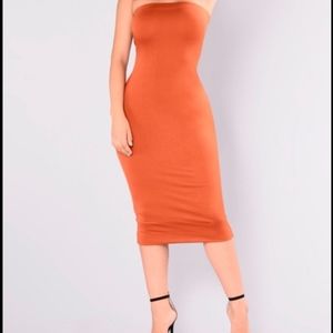 Fashion Nova Mid-Calf Dress NWT